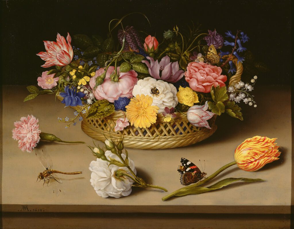 Ambrosius Bosschaert The Elder, Flower Still Life (1614), Google Art Project, Wikipedia