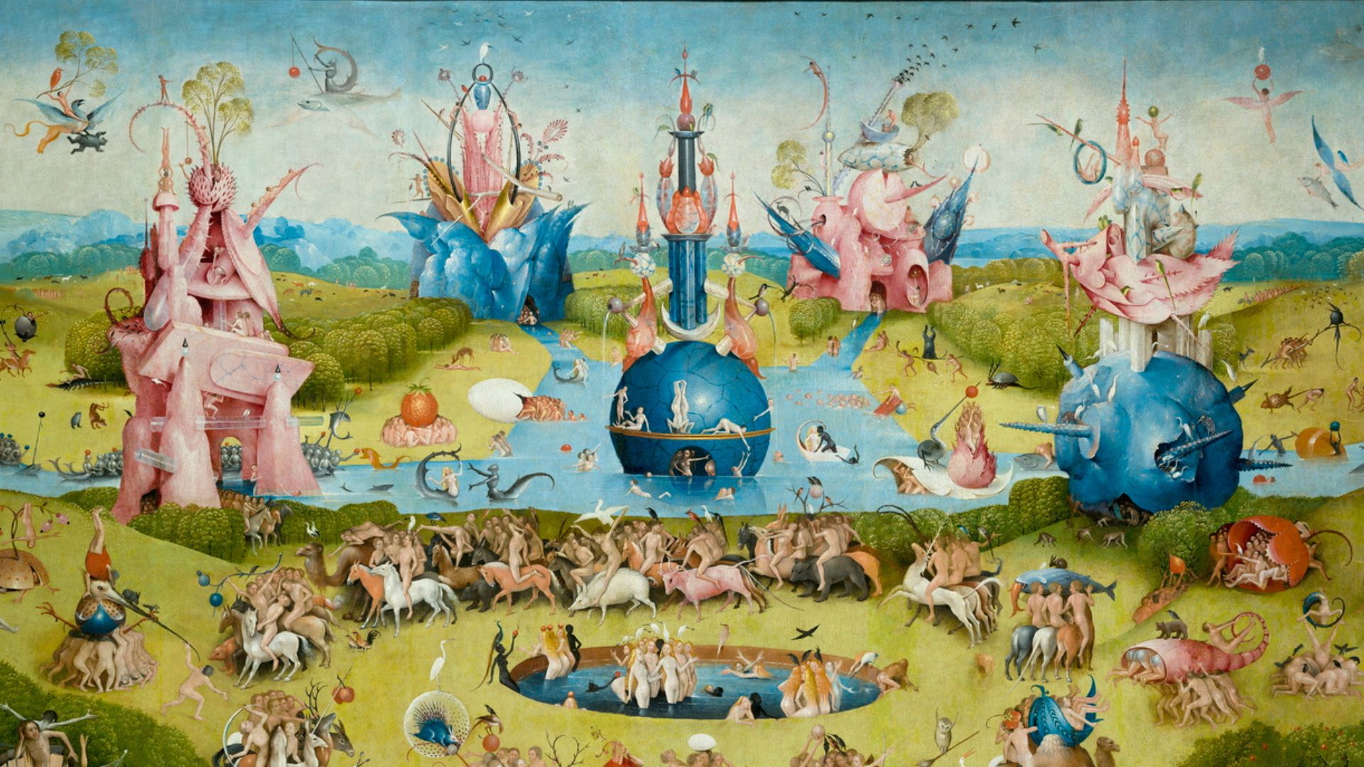 Hieronymus Bosch Záhrada pozemských rozkoší
